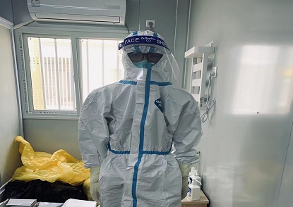 汽车学院薛亚军同学：集中隔离点里的抗疫志愿者